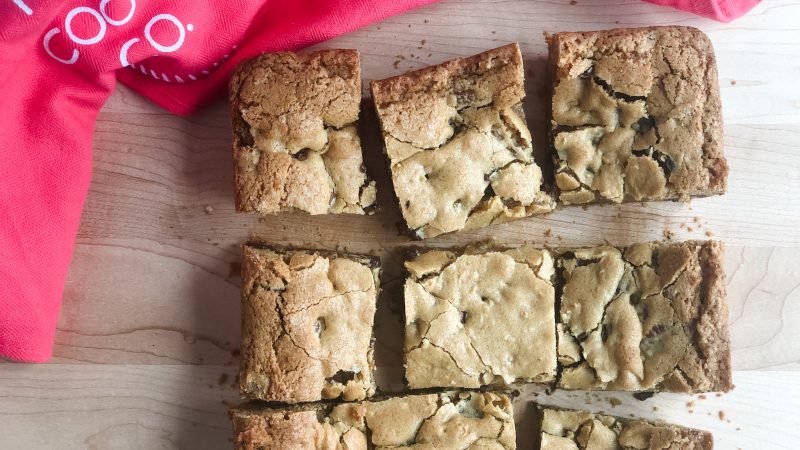 Cocoa-Nutty Blondies
