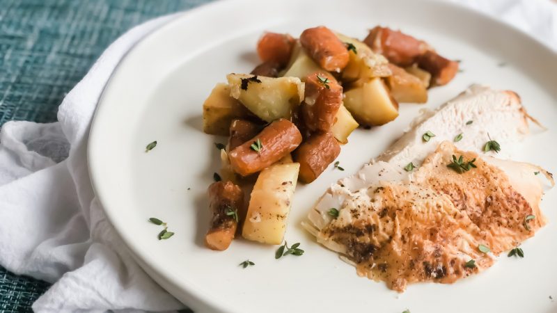 Roast Chicken with Carrots and Potatoes